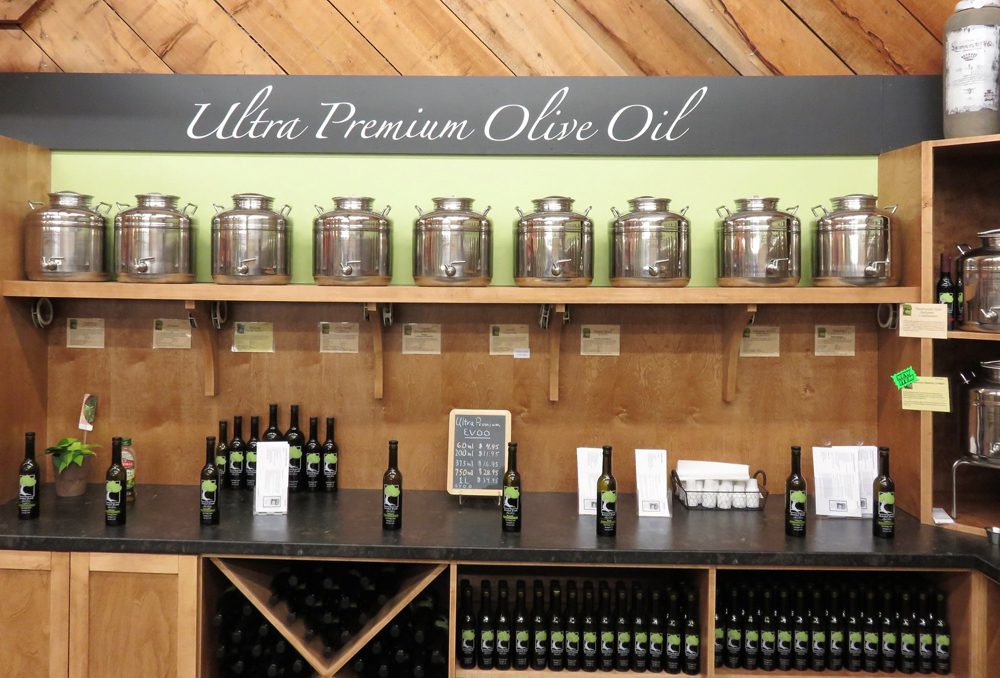ultra-premium olive oil bottles and storage
