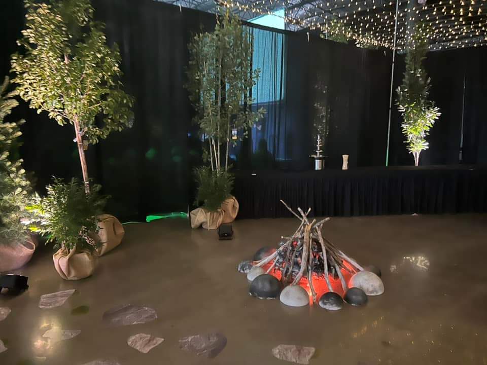 bon fire props design