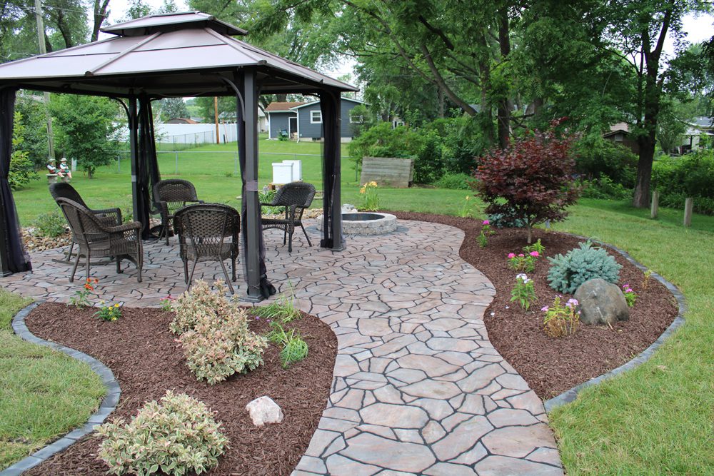 patio with shed and chairs patio with shed and chairs