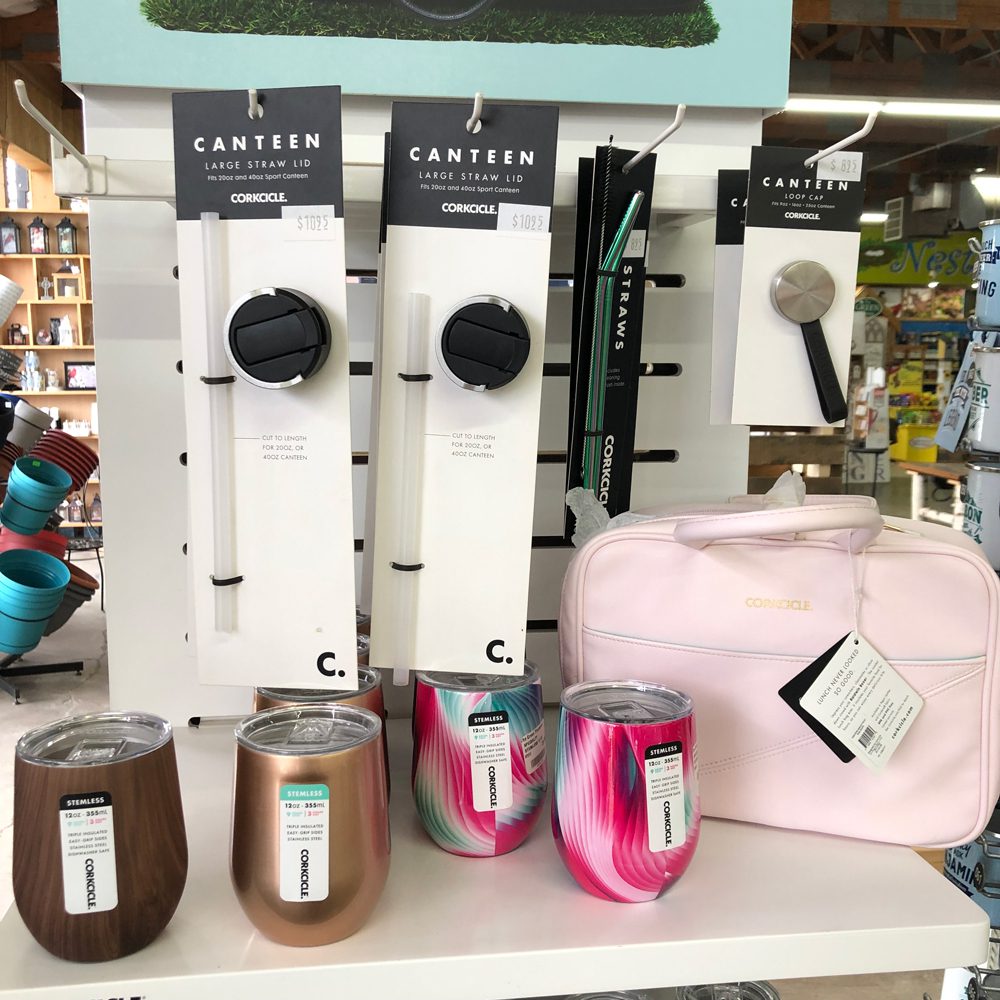 corkcicle canteen straws, seal and stainless bottles