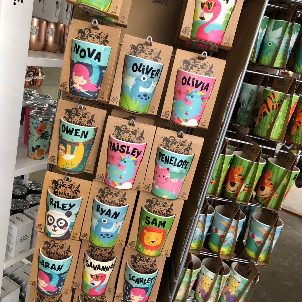 Displays of Panda Crew Kid Cups